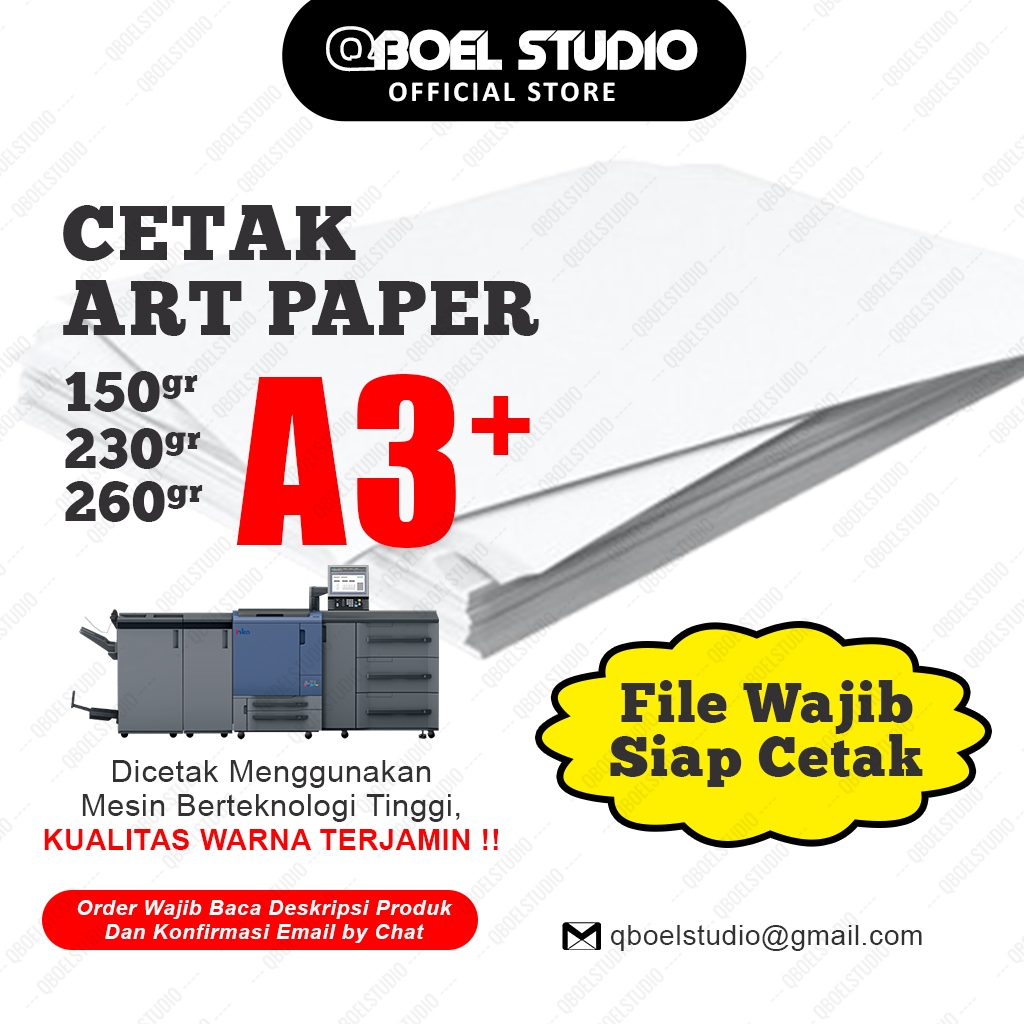 

CETAK ARTPAPER A3+ FULL COLOUR TERMURAH