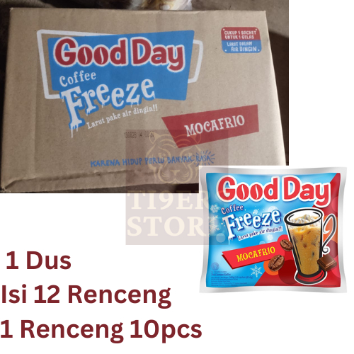 ⭐Ti9ers Store⭐ [GOOD DAY COFFEE FREEZE MOCAFIO 1 KARTON] GOOD DAY COFFEE FREEZE MOCAFRIO 30gr x 12 R