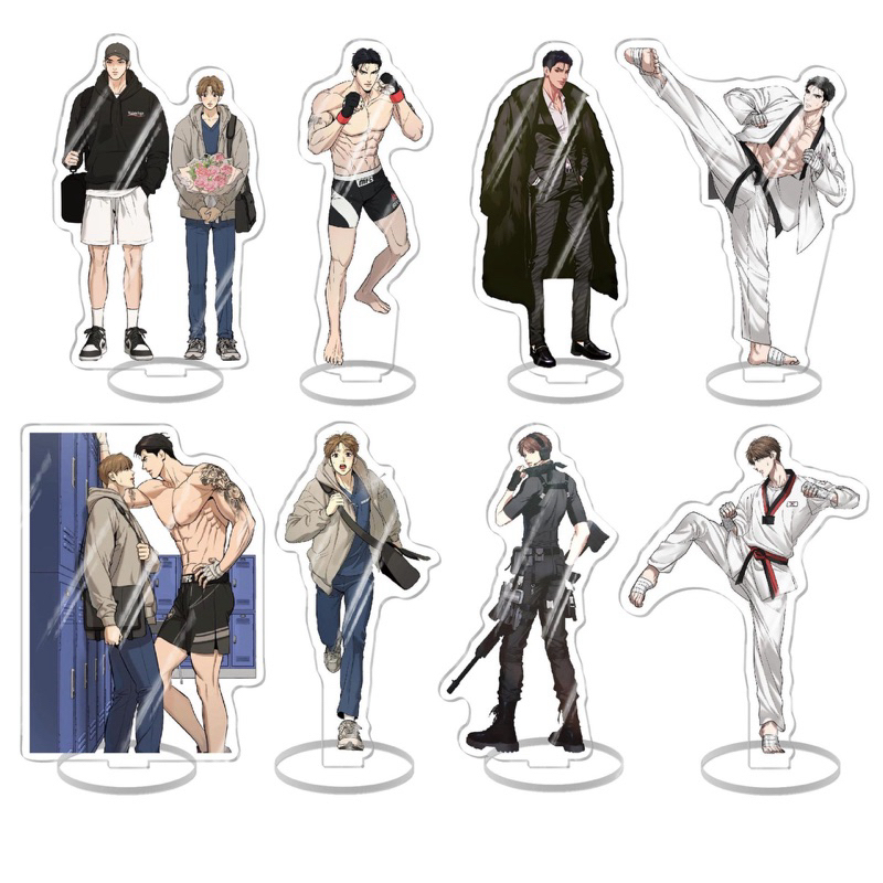 JINX BL MANHWA WEBTOON ANIME MANGA ACTION FIGURE LEZHIN KEYCHAIN GANCI GANTUNGAN KUNCI AKRILIK STAND