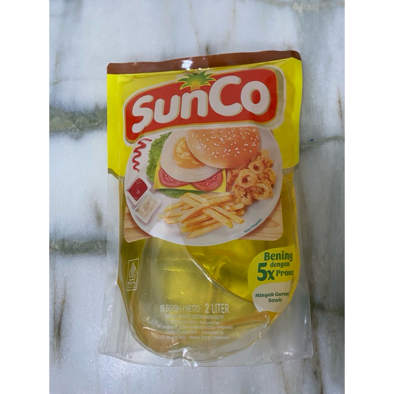 

Minyak Goreng Sunco 2 liter minyak goreng bening