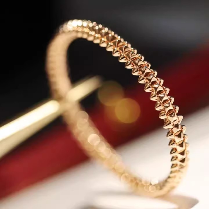 COD 17K emas asli 750/Real Saudi Gold Ka Jia paku gelang rebut
