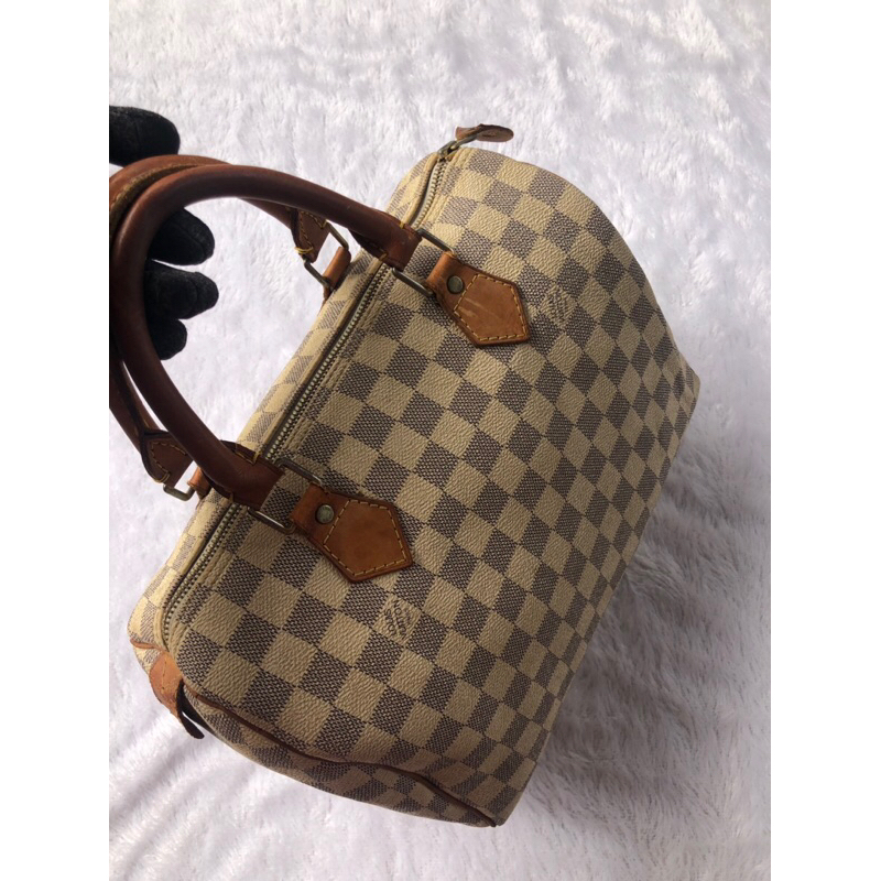 Speedy Elpong Damier Full Leather
