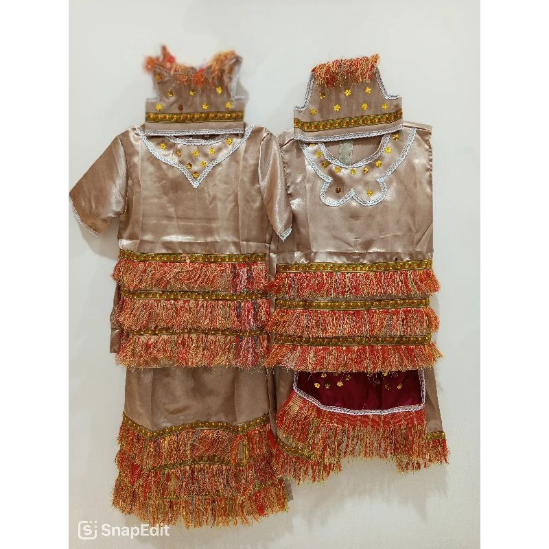 Baju Adat Pakaian Adat Busana Adat Papua Anak Laki Perempuan Cewek Cowok TK SD SMP