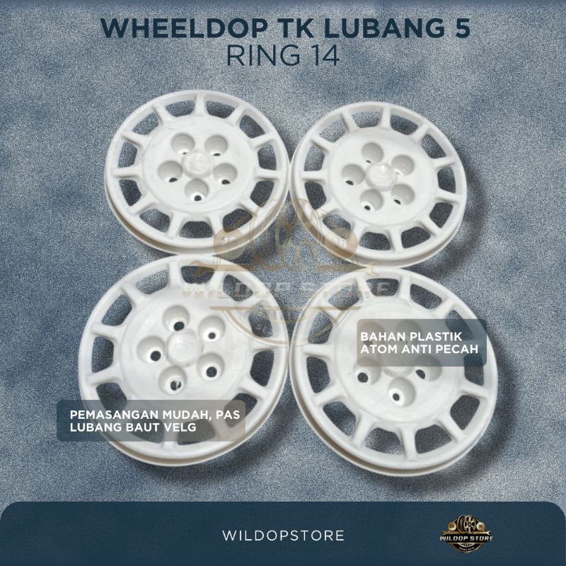 WHEELDOP WILDOP TK LUBANG 5 RING 14 UNTUK PICKUP DAN MOBIL PRIBADI