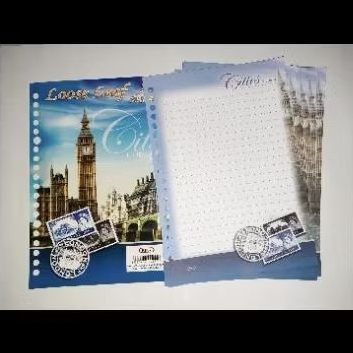 

Koleksi Kertas Isi Binder A5 Loose Leaf Paper Kiky 40 Lembar/Sheets City London