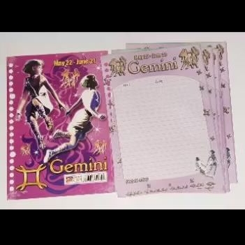 

Koleksi Kertas Isi Binder A5 Loose Leaf Paper Dream Card 20 Lembar/Sheets Zodiak Gemini
