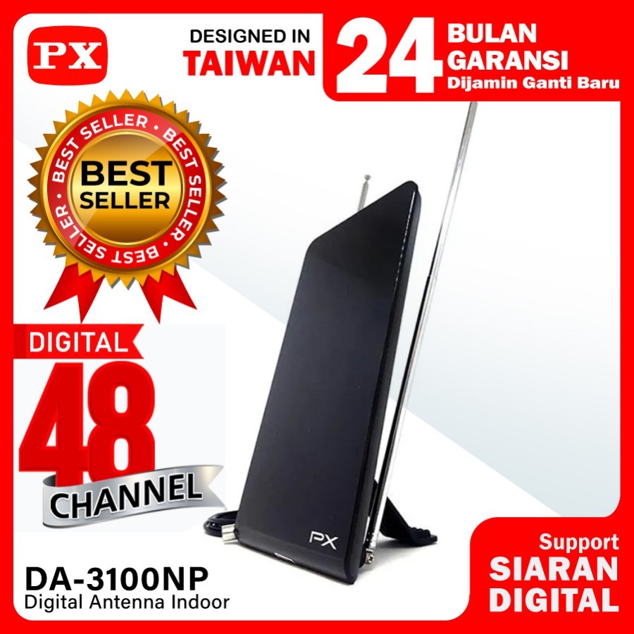 Antena px DA3100 digital tv dan analog indoor antena