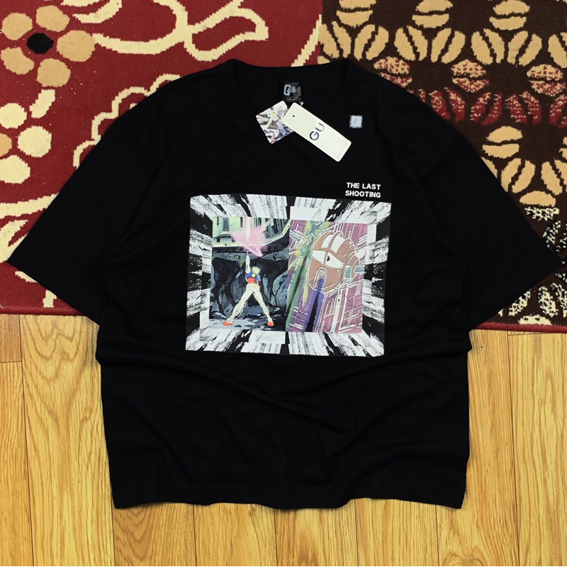 TSHIRT BNWT OFFICIAL GU X BANDAI X GUNDAM JAPAN TEES SIZE XL | TSHIRT GU X GUNDAM X BANDAI | KAOS GU