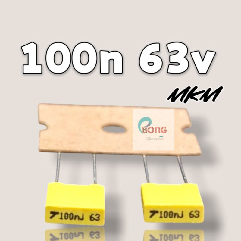 100n 63v Kapasitor MKM non-polar /bipolar