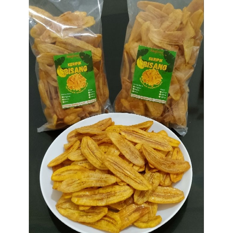 

Kripik Pisang Renyah Manis by Bu Tini | Camilan Tradisional Homemade 250gr