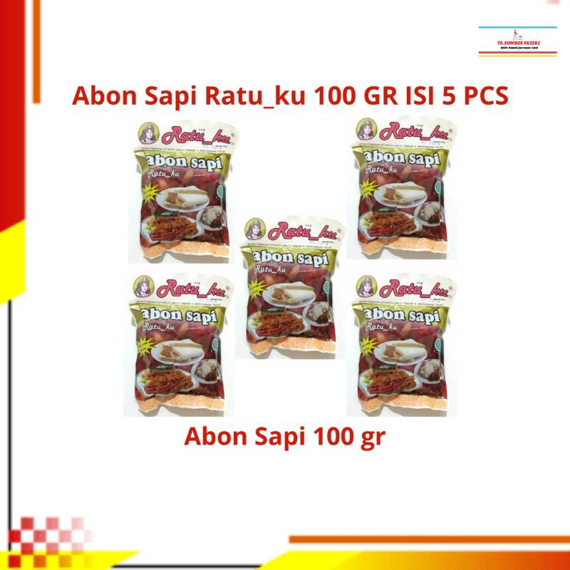 

[PAKET HEMAT ISI 5] Abon Sapi Ratu_Ku 100 Gram PROMO MURAH