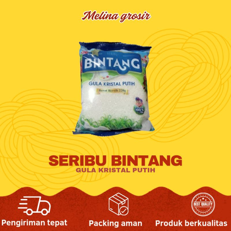 

GULA PASIR SERIBU BINTANG 450GR & 900GR