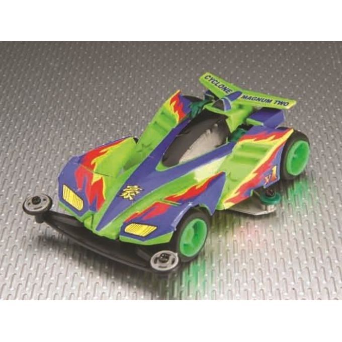 Mini 4wd Rep. Tamiya Cyclone Magnum Two / Victory Magnum Hijau Super 1 Merk MOWANG