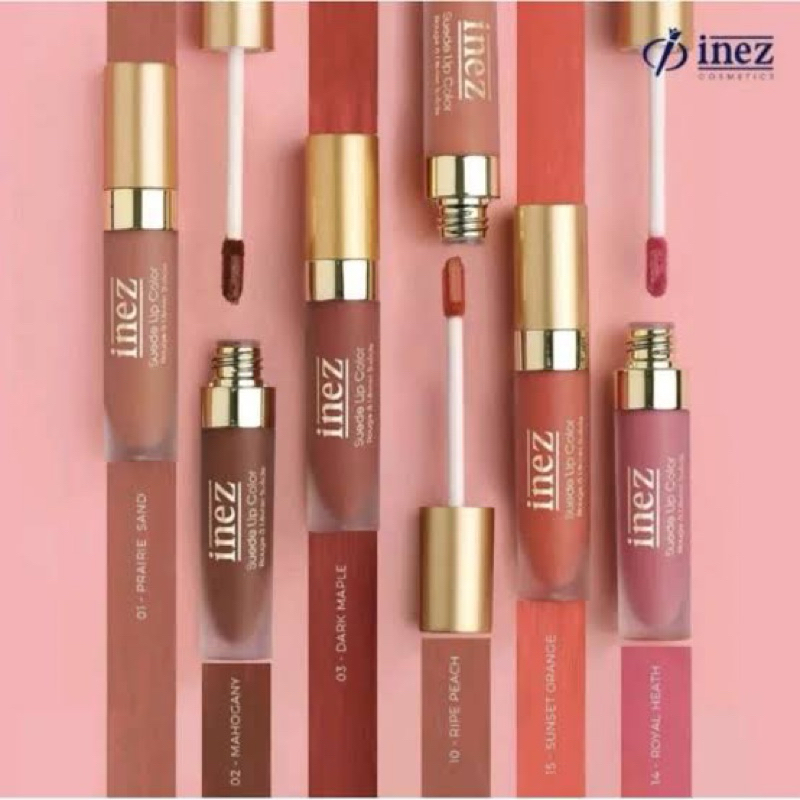 INEZ SUEDE LIP COLOR (Lipstik cetar viral)
