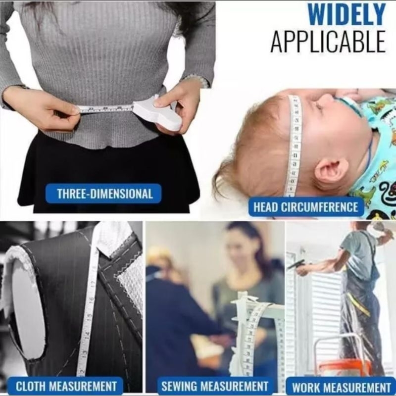 meteran tinggi badan 150cm meteran gulung serbaguna meteran kain gulung meteran gulung