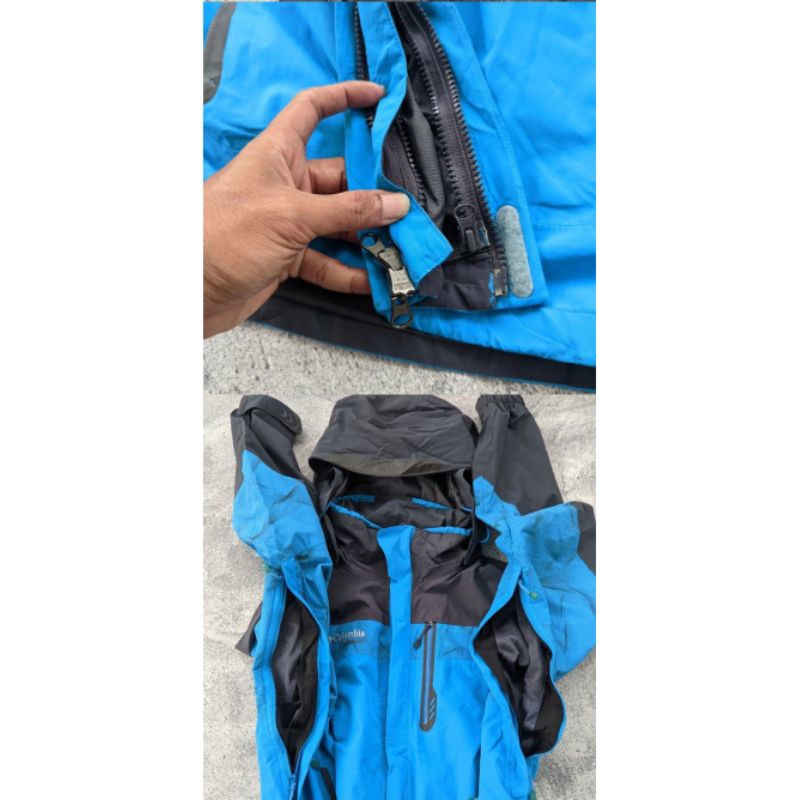 jaket Columbia titanium waterproof anti air