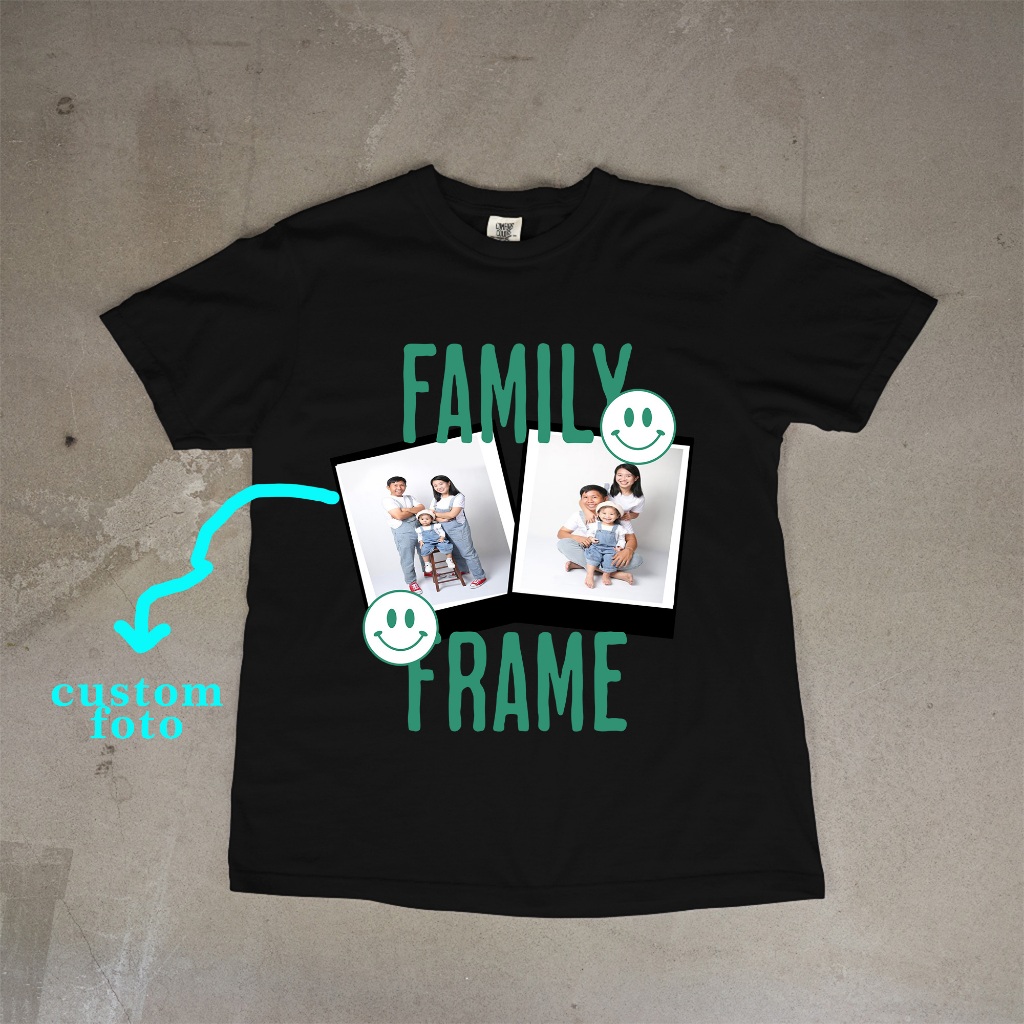 kaos custom family time anak dan dewasa 2 foto kaos custom foto