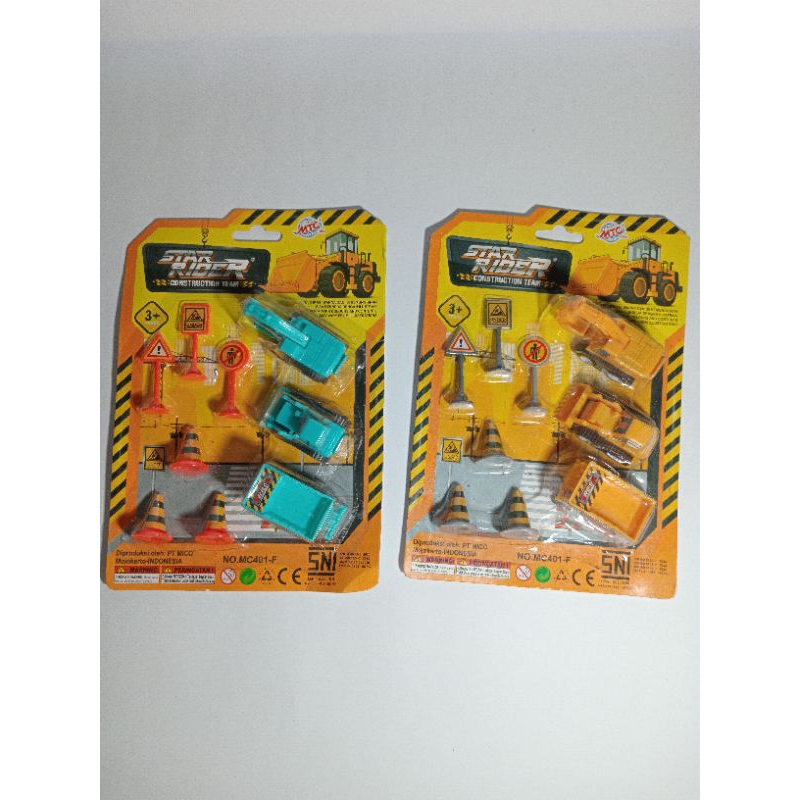 Star Rider Construction Team Mainan Mobil Konstruksi
