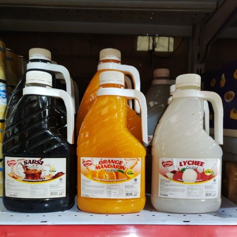 

NARAYA SYRUP MANDARIN 1LITER/NARAYA CORDIAL MANDARIN ORANGE ,SARSI ,LAYCHE /SYRUP NARAYA UKURAN 1LITER