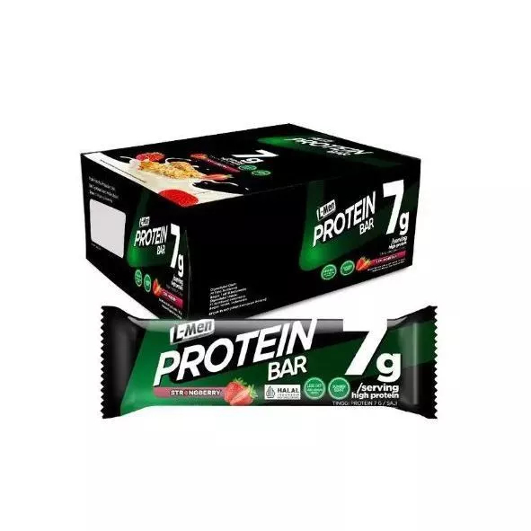 

[Exp Jan 26] L-Men Protein Bar Strongberry Sachet - Camilan Rendah Lemak Tinggi Protein Rasa Strawberry