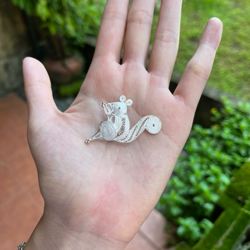 Bros Tupai Filigree Perak 925