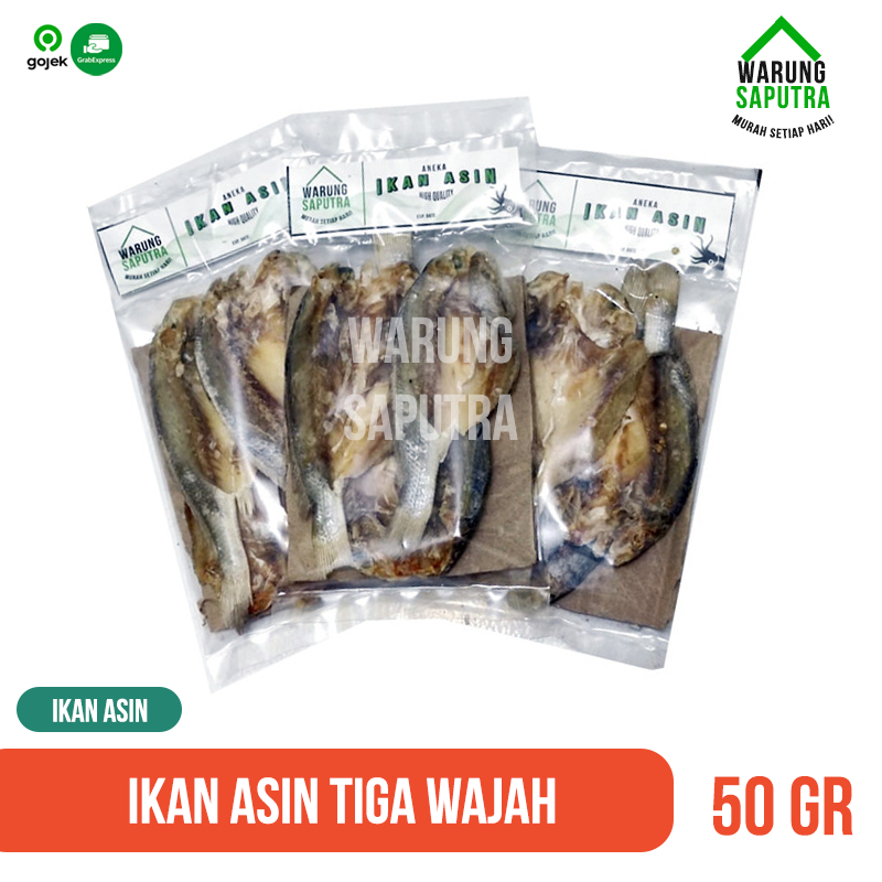 

Ikan Asin Tiga Wajah cap WarungSaputra