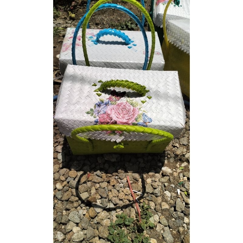 Tas Wanita Anyaman Premium Original Handmade Muat