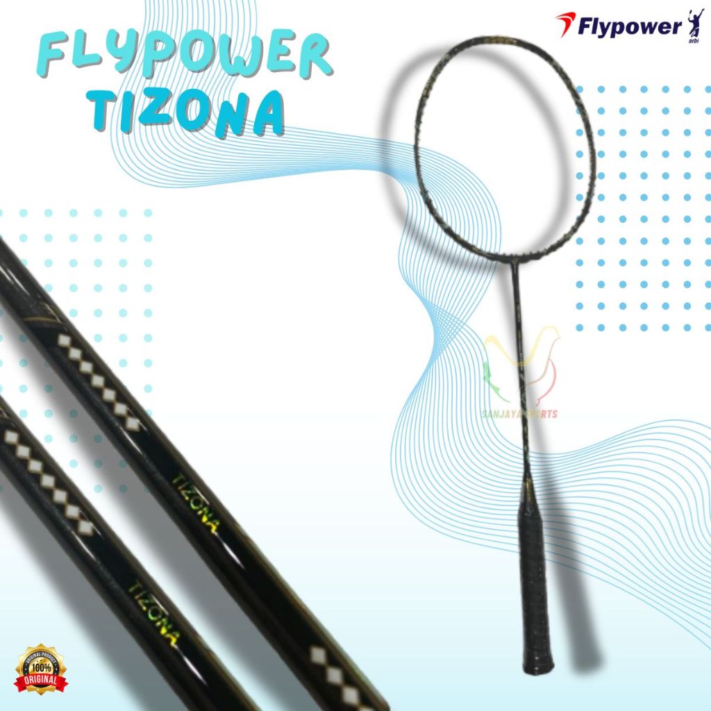 RAKET FLYPOWER TIZONA BADMINTON BULUTANGKIS FLYPOWER TIZONA ORIGINAL