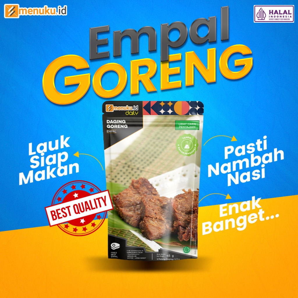

MenukuDaily - Daging Empal Instan | Makanan Siap Saji Praktis