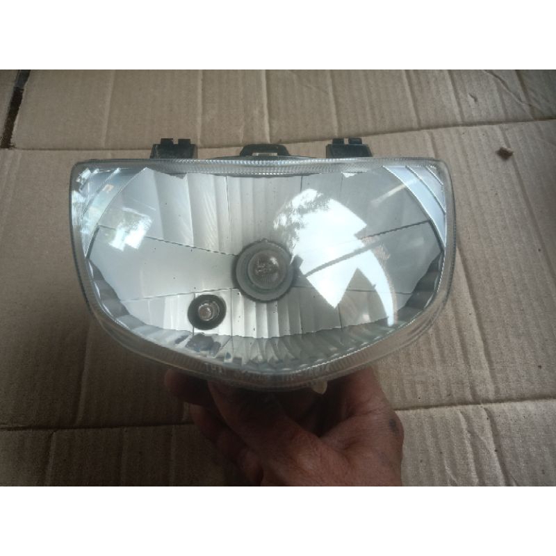 HEADLAMP HEAD LAMP REFLEKTOR LAMPU DEPAN ASSY SUZUKI SPIN125 SPIN 125 SPIN-125 OLD LAMA ORIGINAL