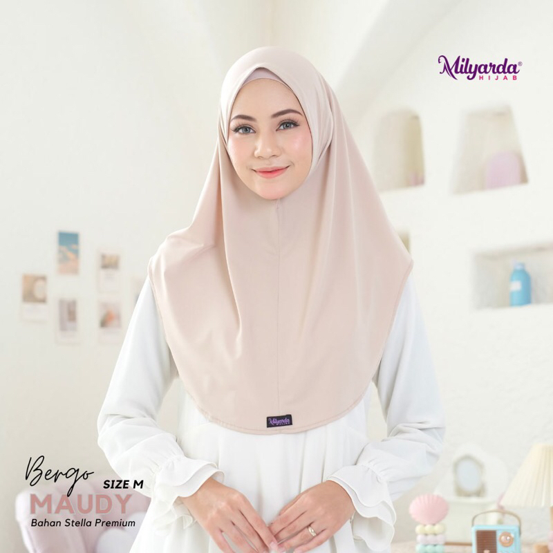 MILYARDA HIJAB Bergo Maudy Hijab Olahraga jilbab instan