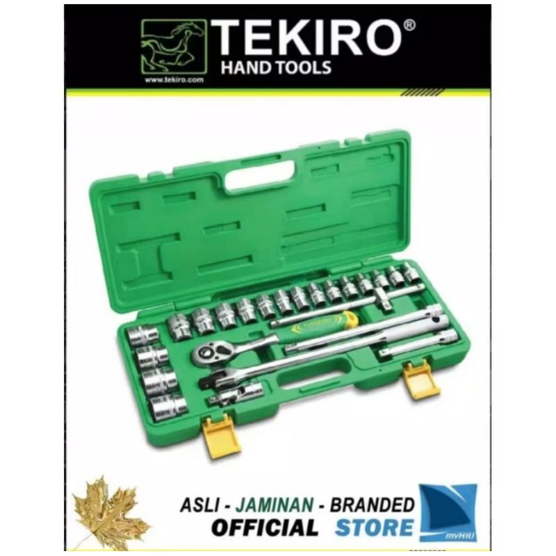 ½ inch plastik kunci sock set 24pcs tekiro (8-32) 6pt