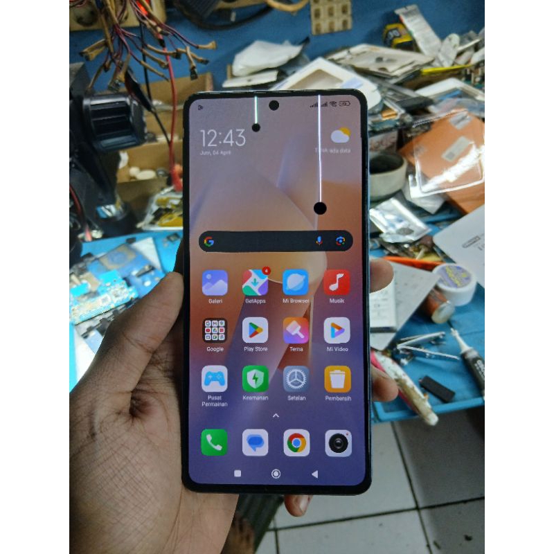 Lcd Redmi Note 12 pro 5G Copotan Minus Tompel