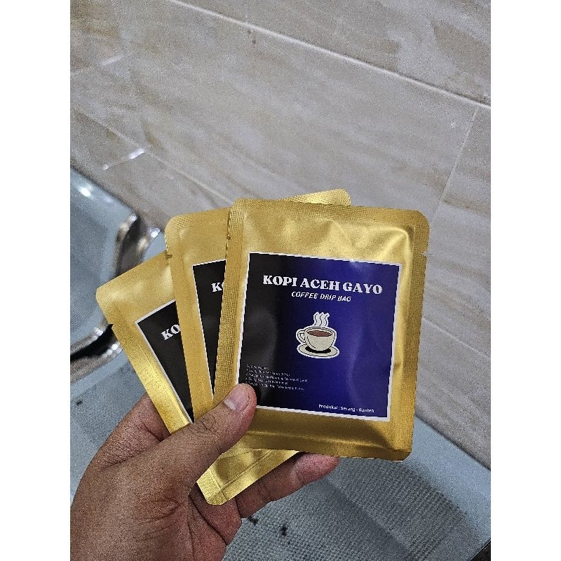

kopi drip bag Aceh Gayo Arabica 100%