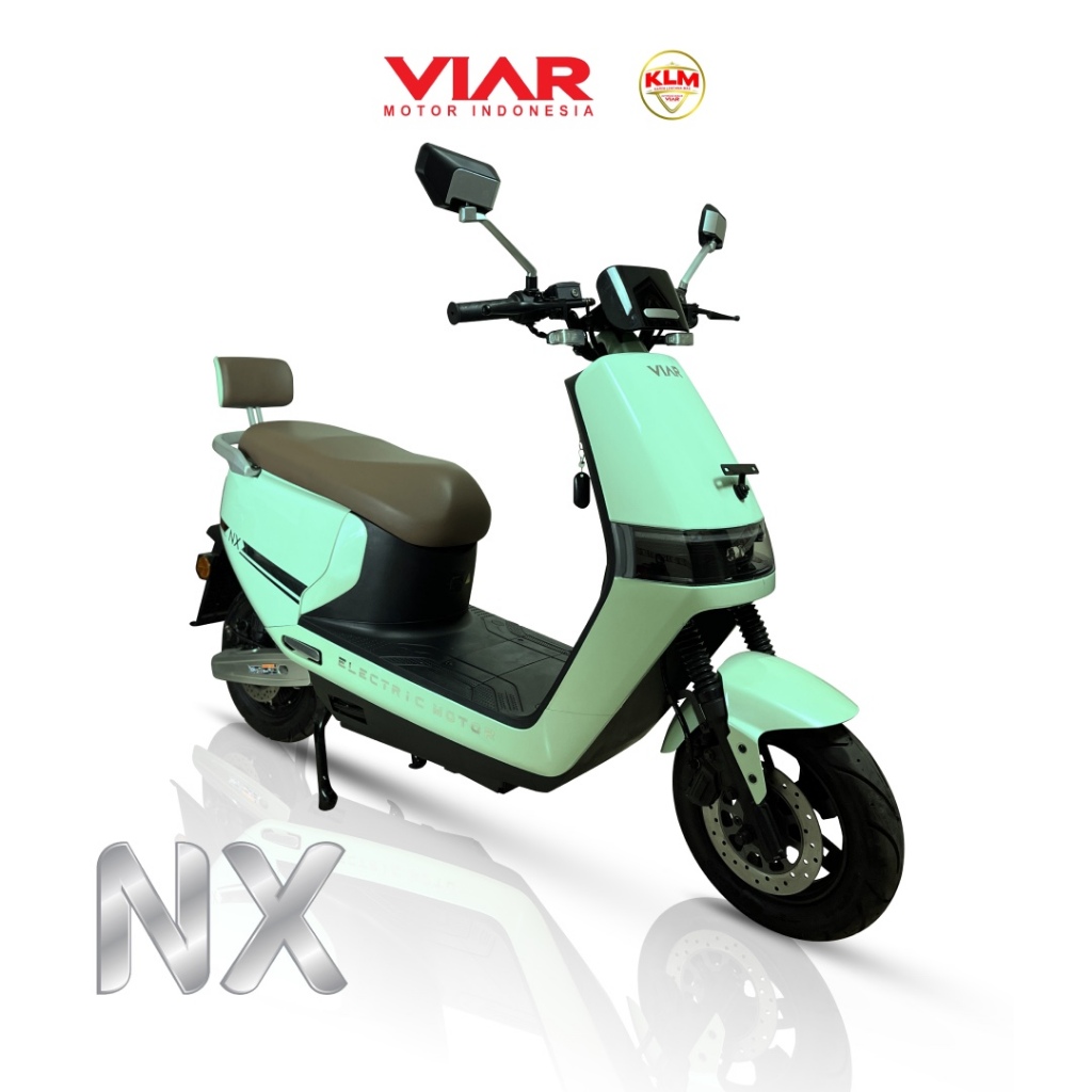MOLIS VIAR MEDAN WARNA HIJAU TOSCA SEPEDA MOTOR LISTRIK VIAR NX