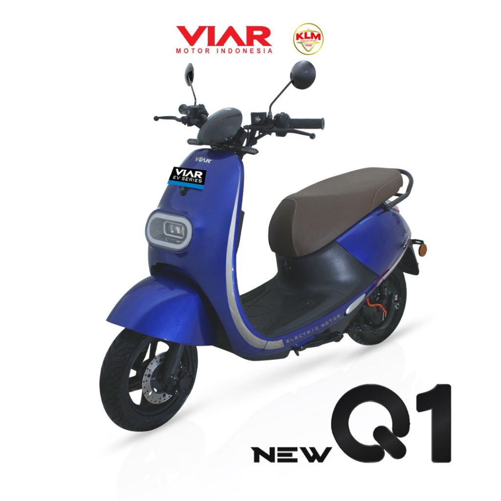 NEW Q1 L NEW Q1 VIAR GRAB VIAR MOTOR LISTRIK GRAB NAVY Q1 READY