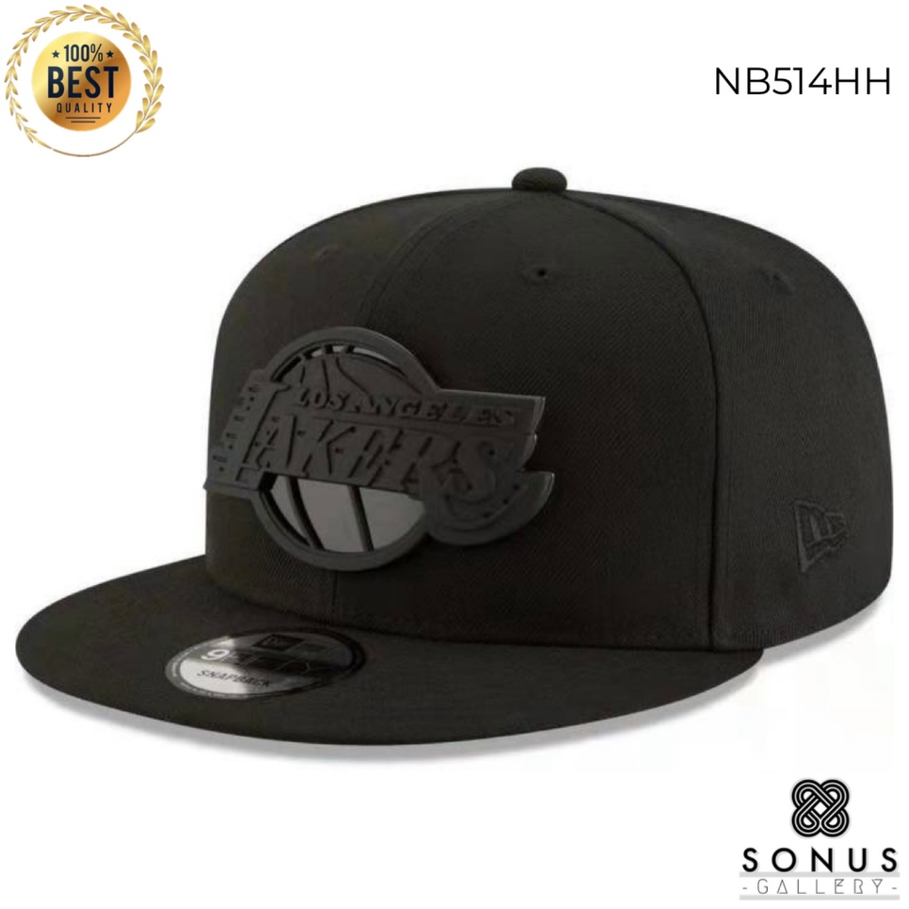 Topi snapback sport basket big logo bordir dan rubber free sticker visor unisex pria - NB513 NB514