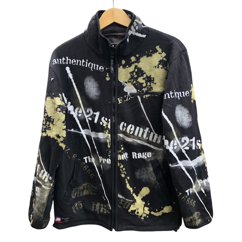 Power to the people Reversible jacket Size L y2k bqggy