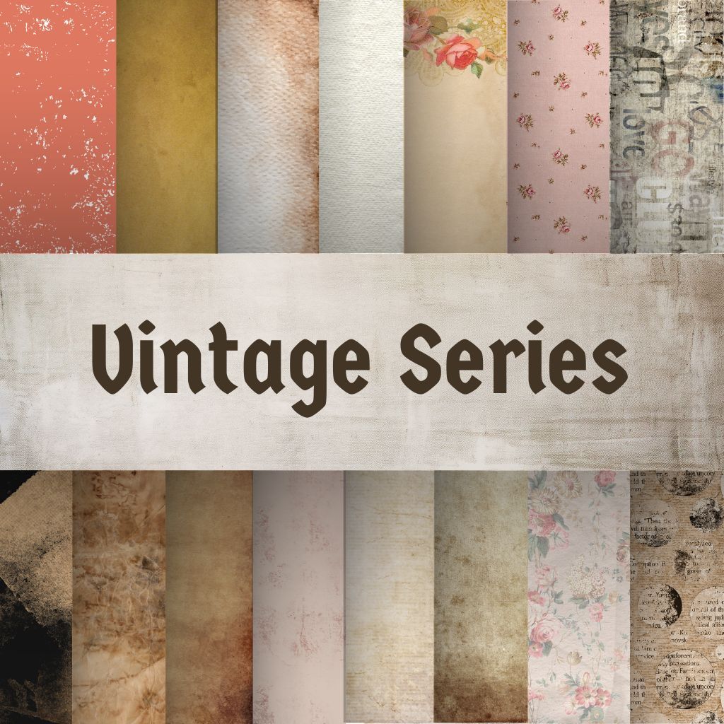 

VINTAGE deco paper kertas motif scrapbook pola dekorasi pattern journal