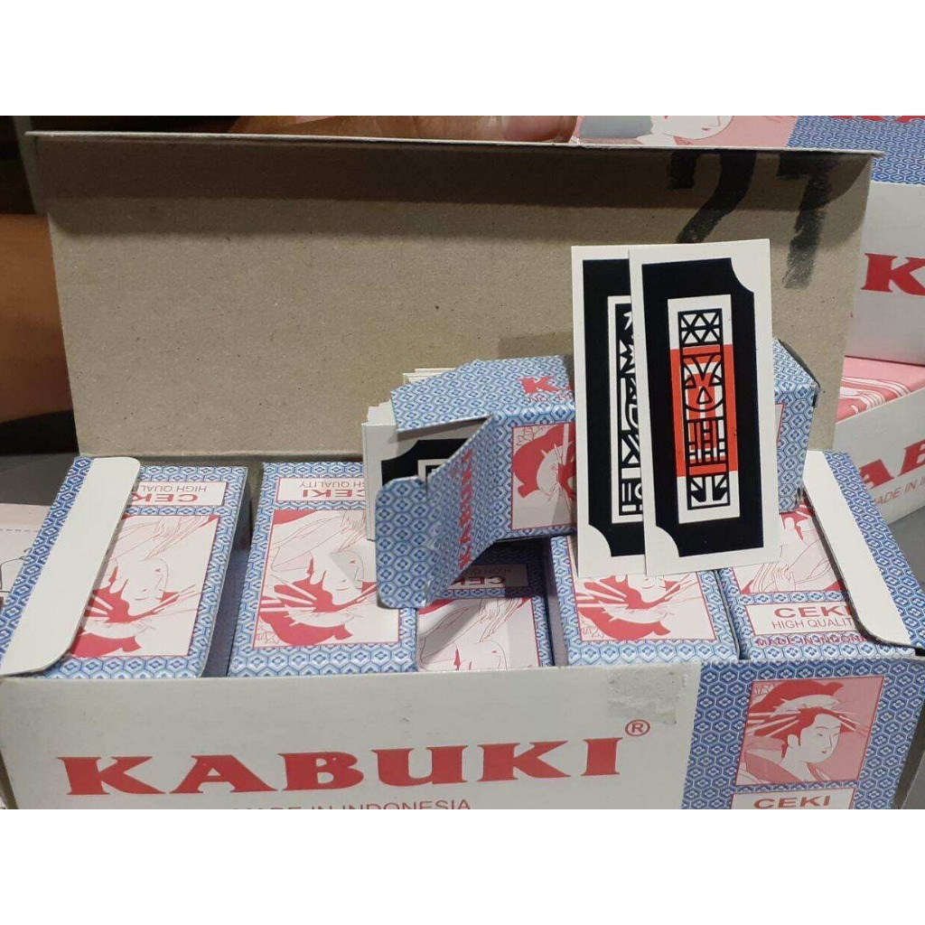 Kartu Ceki Kabuki Kartu Kuning Kertas Koa 1 BOX / 10Pack