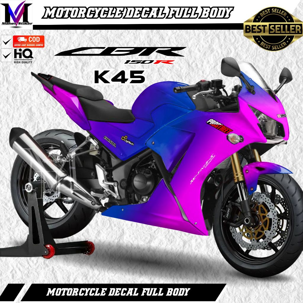 Decal CBR K45 Lokal Fullbody Variasi Bunglon