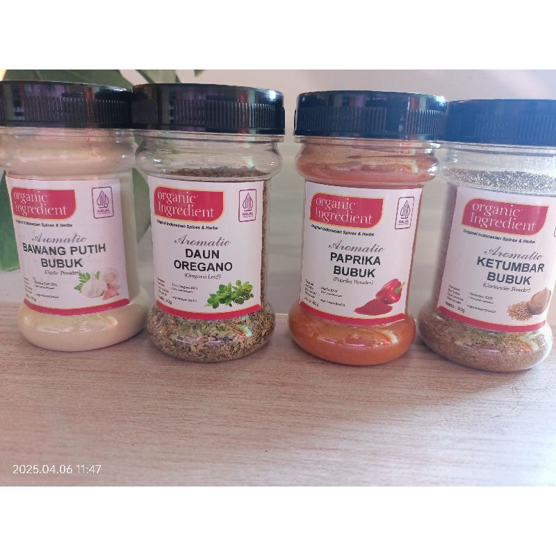 

Bumbu Rempah Organik Bubuk 100% Premium Berkualitas