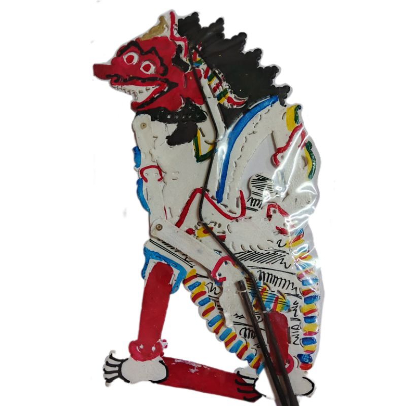 wayang Buto Amral - wayang Buto - wayang kulit lembu - wayang kulit asli - wayang ukuran sedang