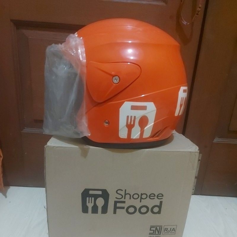 Helm ShopxeFood Murah Meriah Original