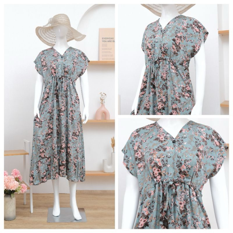 CUCI GUDANG Kanaya Dress Daster Rayon Premium LD115