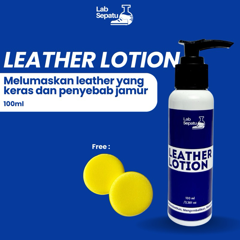 Lotion Pembersih Tas Sepatu Jaket Kulit | Anti Jamur + Semir Leather Suede