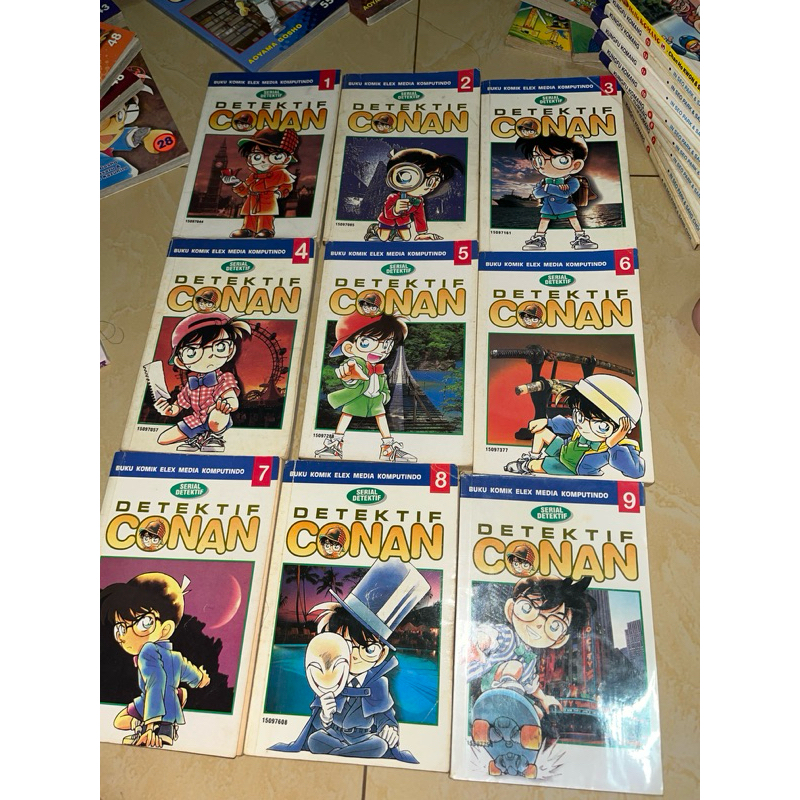 komik detektif conan vol 1 2 3 4 5 6 7 8 9 11 14 15 16 17 18 20 22 23 24 25 26 29 30 31 32 33 34 35 