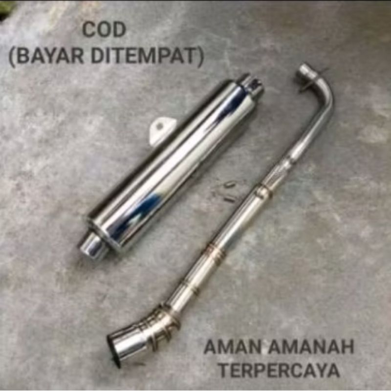 KNALPOT RACING CKD SETANDAR BUAT MOTOR SUPRA FIT SEMES SUPRA X