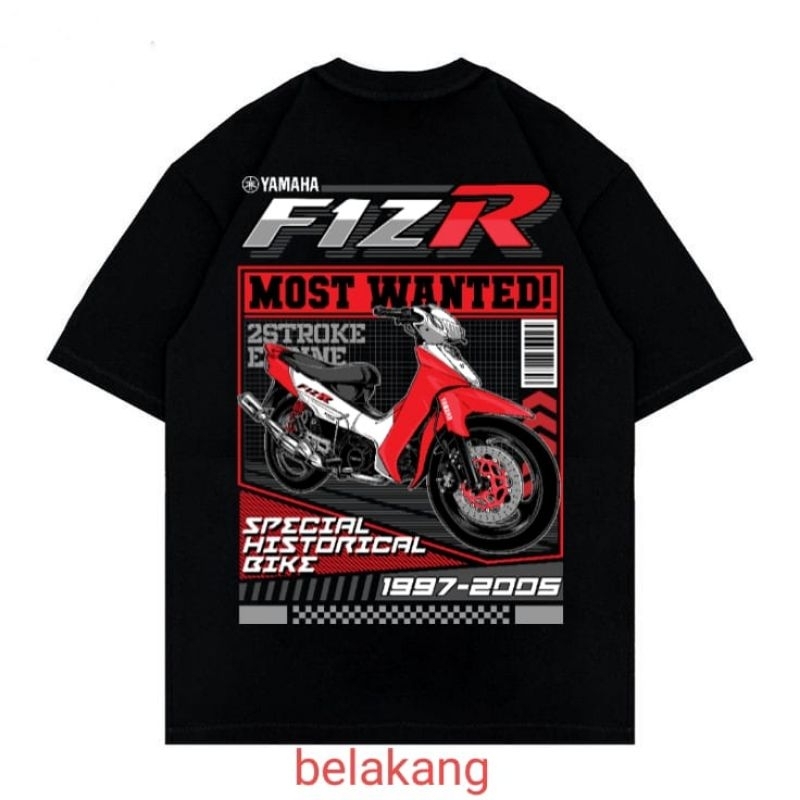 Kaos Motor Yamaha FIZ R Special Historical Bike 1997-2005