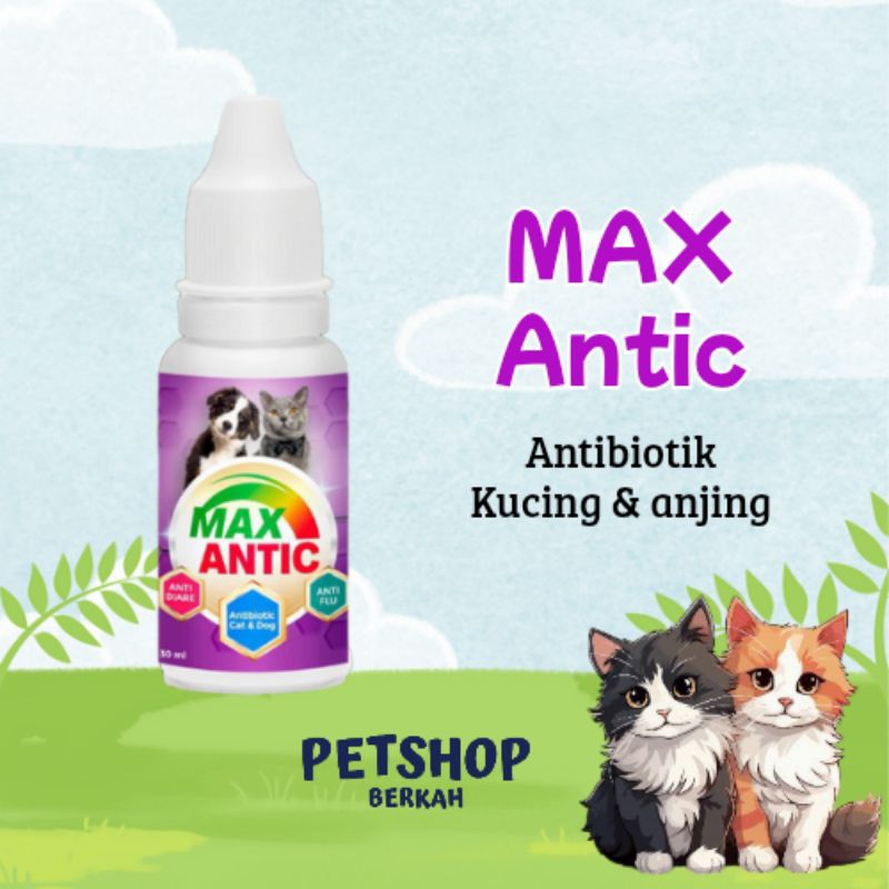 Obat Antibiotik Kucing dan Anjing | MAX ANTIC